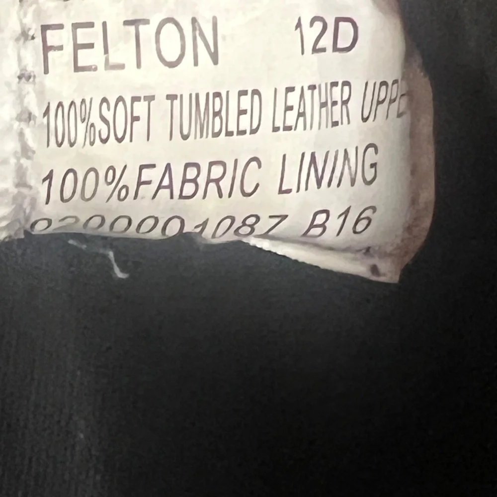 Polo Ralph Lauren Felton Leather Men's Low-Top Casual Sneakers, Black/White, 12 - Picture 4 of 13